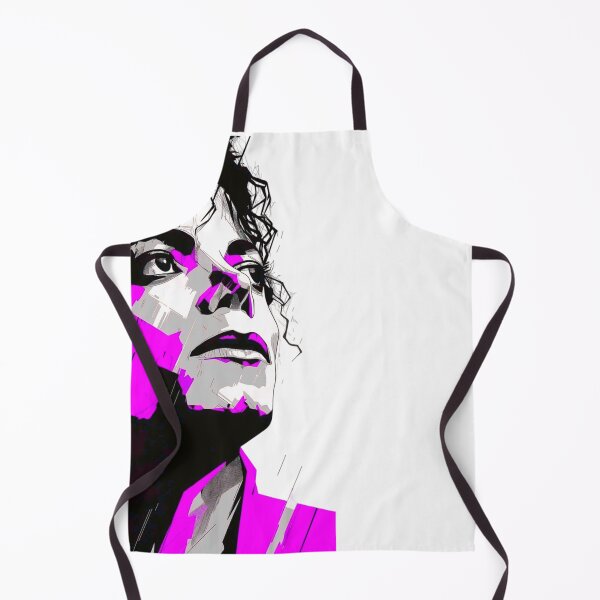 Item preview, Neon Michael Jackson Pop Art Portrait designed and sold by ExploreAura Studio.