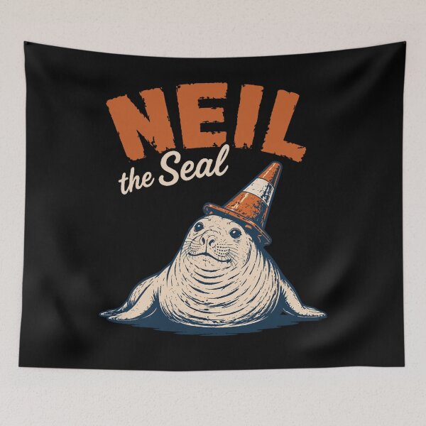 Item preview, neil the seal designed and sold by Rachdi12.