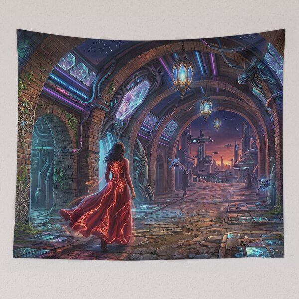 Item preview, Neon dreams between worlds designed and sold by Sigtrix.