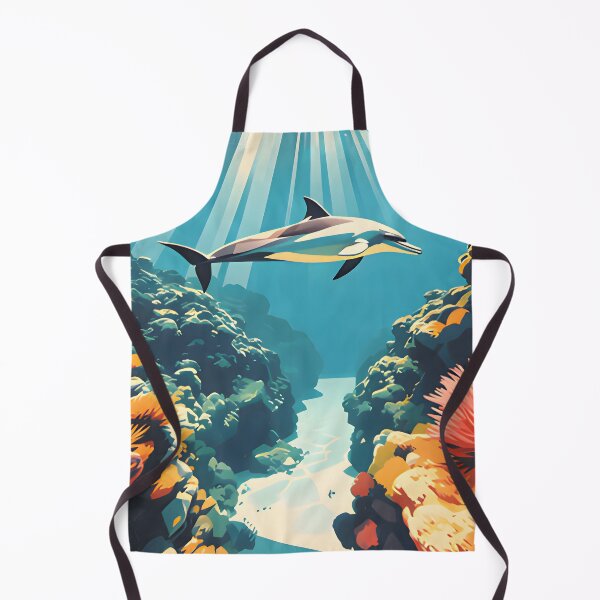 Item preview, Krabi Coral Reef Symphony – Vintage Marine Poster designed and sold by Spirit of Siam.