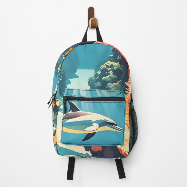 Item preview, Krabi Coral Reef Symphony – Vintage Marine Poster designed and sold by Spirit of Siam.