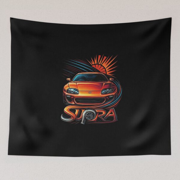 Item preview, Toyota Supra MK4 Design, JDM Sports Car Shirt, 2JZ Turbo, Japanese Performance Car, 90s Icon, Street Racing, Tuner Car, Drift Culture Graphic designed and sold by Typologystudios.