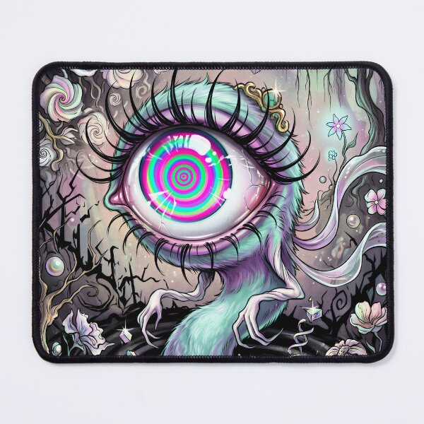 Item preview, One Eyed Cute Monster – Creepy Cute Fantasy Eye Creature designed and sold by QQQueen.