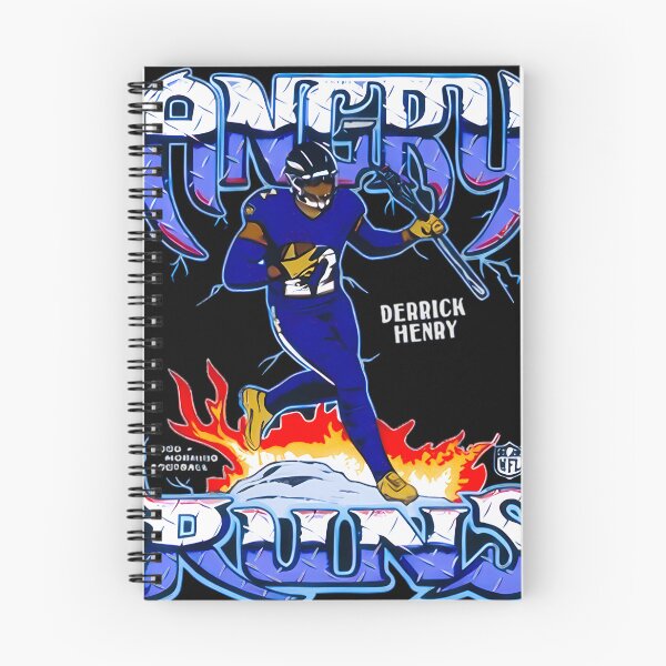 Item preview, Derrick Henry Angry Runs Football designed and sold by DBMGraffix.