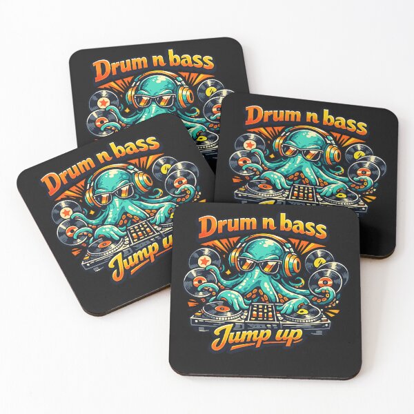 Item preview, DNB Octopus DJ designed and sold by  ZenRave Designs.