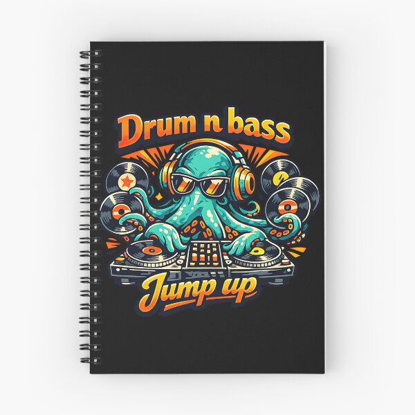 Item preview, DNB Octopus DJ designed and sold by  ZenRave Designs.