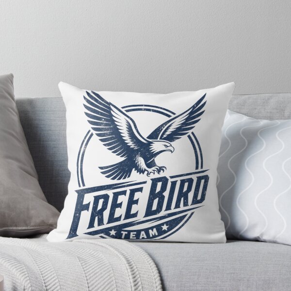 Item preview, Free Bird Team – Vintage One Color Sports Logo Design designed and sold by Jandedan.
