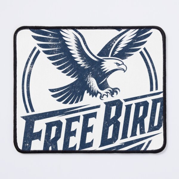 Item preview, Free Bird Team – Vintage One Color Sports Logo Design designed and sold by Jandedan.
