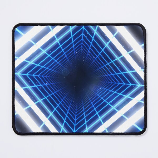 Item preview, Blue Square Wireframe Tunnel & Neons designed and sold by Electric Shock!! Design.