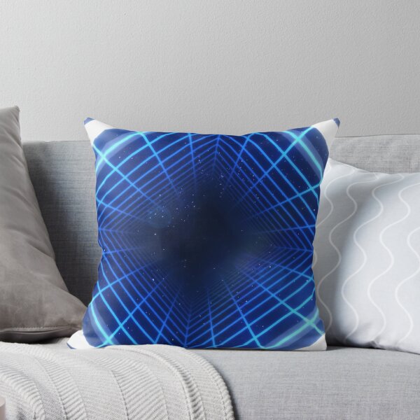 Item preview, Blue Square Wireframe Tunnel & Neons designed and sold by Electric Shock!! Design.