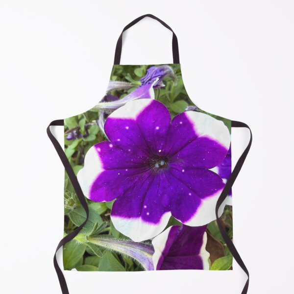 Item preview, Starry Purple and White Bi-Color Petunia Flower designed and sold by BalkanBloom.