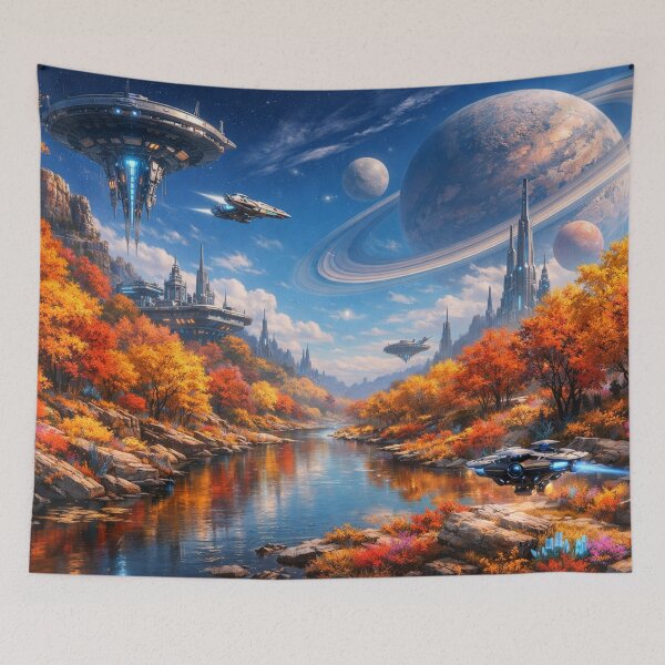 Item preview, Futuristic vision of nature in harmony designed and sold by Sigtrix.