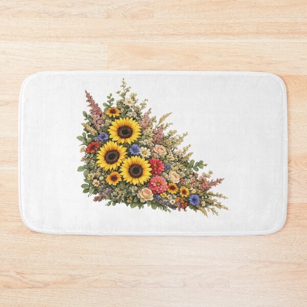 Item preview, Rustic Sunflower Wildflower Bouquet designed and sold by PetalGarden.