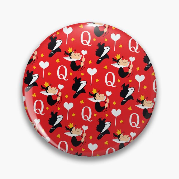 Item preview, Royal Heart Villain Red Pattern designed and sold by MagicalWardrobe.