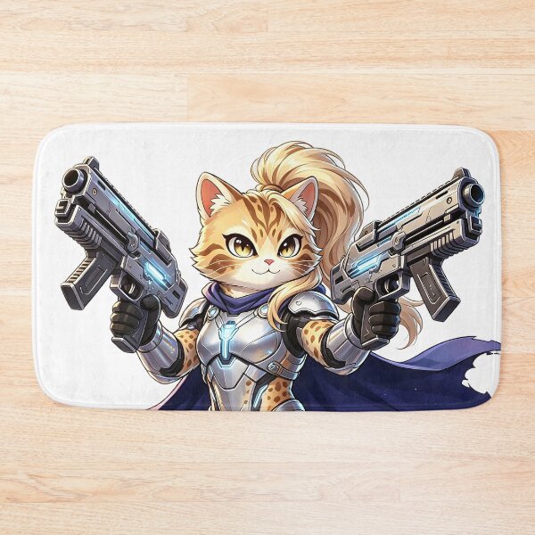 Item preview, Dual-Gun Felis Nigripes - Cyberpunk Warrior Cat Elite designed and sold by ABYSSLAB.