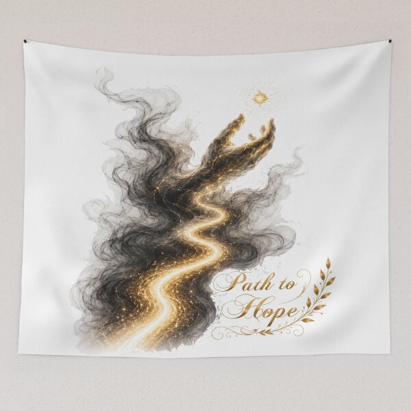 Item preview, Path to Hope - Golden Light of Hope designed and sold by Mcjiskra.