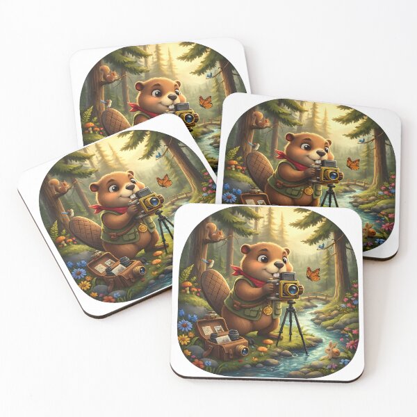 Item preview, Happy Beaver Adventures – Beaver Nature Photographer designed and sold by Clothes With Smiling Animals Walt Gral.