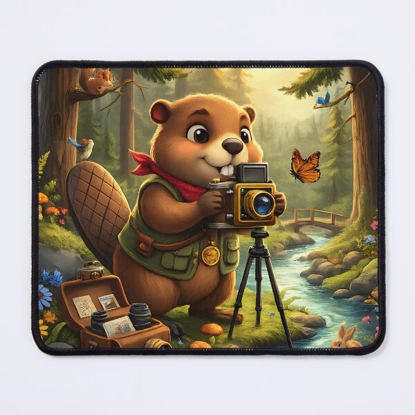 Item preview, Happy Beaver Adventures – Beaver Nature Photographer designed and sold by Clothes With Smiling Animals Walt Gral.