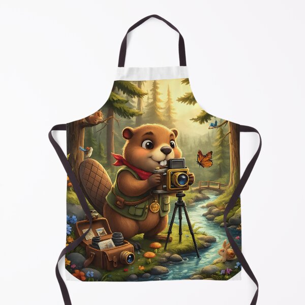 Item preview, Happy Beaver Adventures – Beaver Nature Photographer designed and sold by Clothes With Smiling Animals Walt Gral.