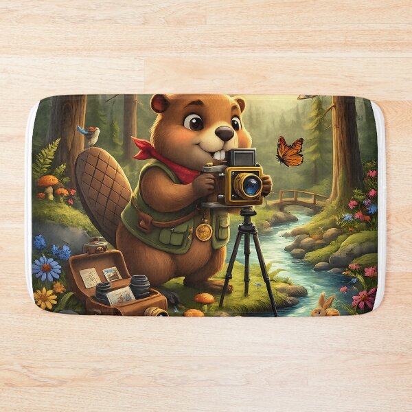 Item preview, Happy Beaver Adventures – Beaver Nature Photographer designed and sold by Clothes With Smiling Animals Walt Gral.