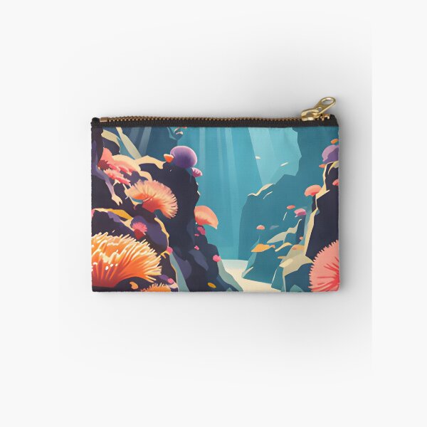Item preview, Krabi Coral Reef Symphony – Vintage Marine Poster designed and sold by Spirit of Siam.