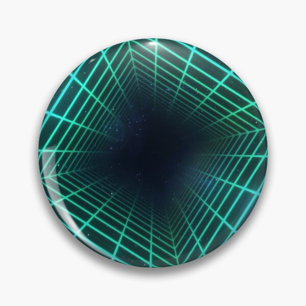 Item preview, Cyan Square Wireframe Tunnel & Neons designed and sold by Electric Shock!! Design.