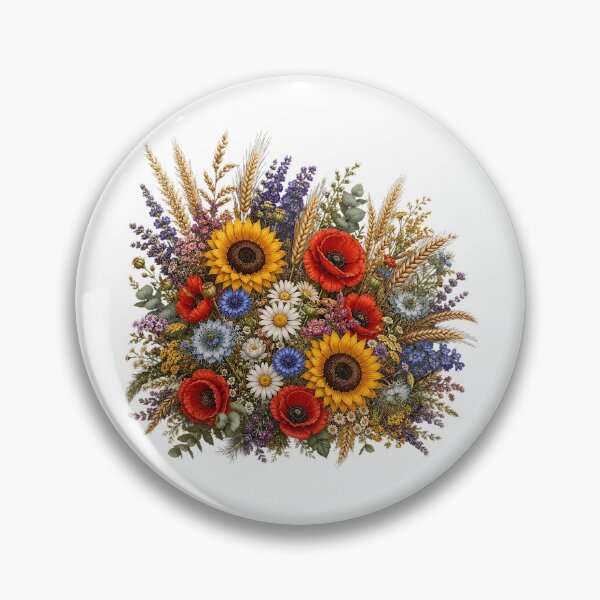 Item preview, Rustic Sunflower & Wildflower Bouquet designed and sold by PetalGarden.