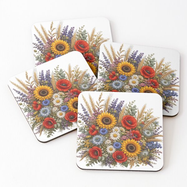 Item preview, Rustic Sunflower & Wildflower Bouquet designed and sold by PetalGarden.