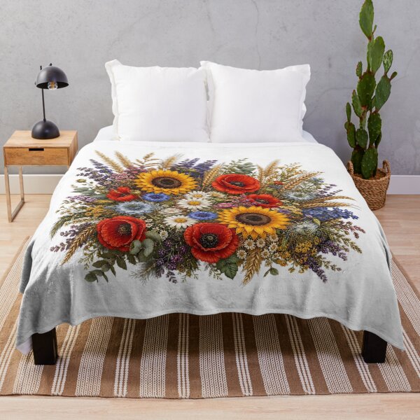 Item preview, Rustic Sunflower & Wildflower Bouquet designed and sold by PetalGarden.