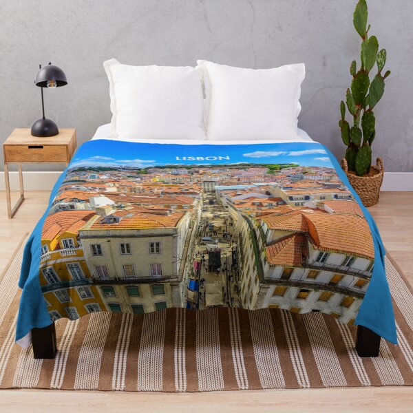 Item preview, Lisbon Modern Travel Poster designed and sold by travelwitheric.