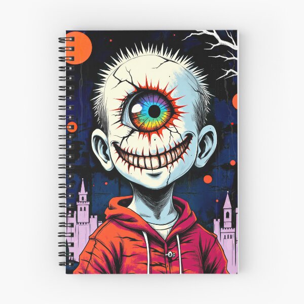 Item preview, Creepy Cute One Eyed Boy | Gothic Grunge Horror Portrait designed and sold by QQQueen.