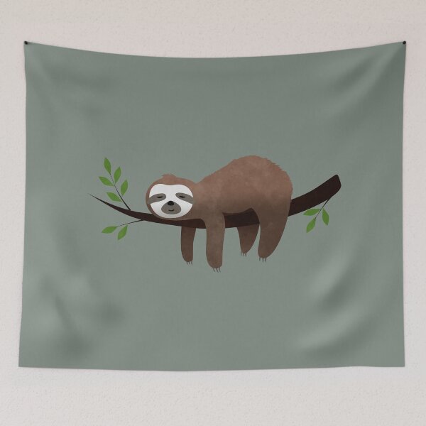 Item preview, Live slow die whenever - Sloth Only designed and sold by BRU Design.