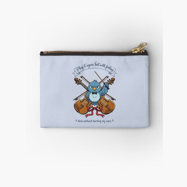 Item preview, Funny Angry Bird Violin Pun - Violin Quote designed and sold by Art-Arcade6.