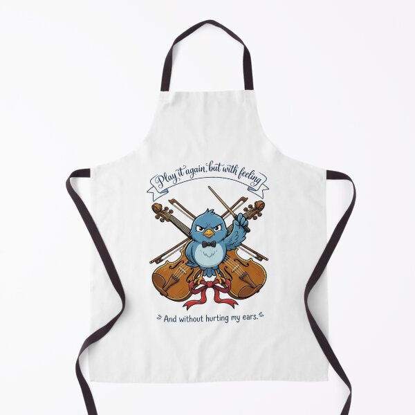 Item preview, Funny Angry Bird Violin Pun - Violin Quote designed and sold by Art-Arcade6.