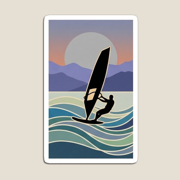 Item preview, wind surfer designed and sold by alex889art.