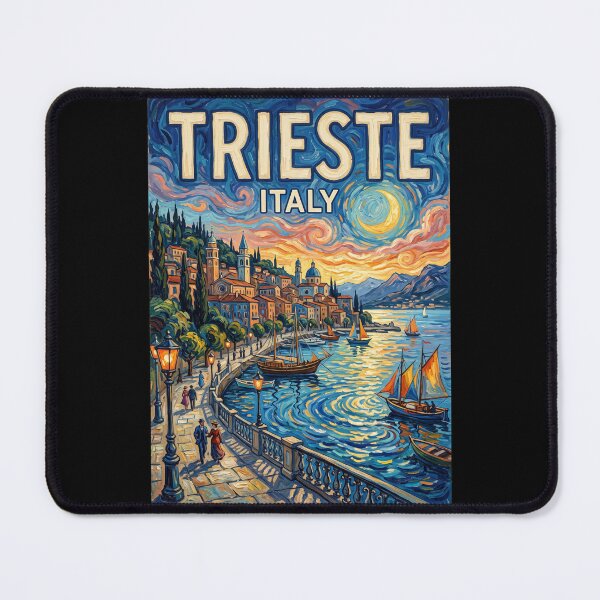 Item preview, Trieste Italy – Canal Grande and Piazza Sant’Antonio designed and sold by dudelinart.