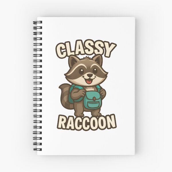 Item preview, Classy Raccoon – Back to School Cartoon Animal Design designed and sold by Jack’s Shirts Craft.