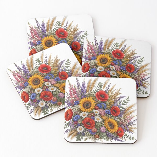 Item preview, Cottagecore Botanical Flower Bouquet designed and sold by PetalGarden.