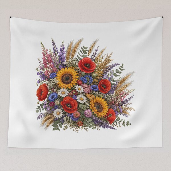 Item preview, Cottagecore Botanical Flower Bouquet designed and sold by PetalGarden.