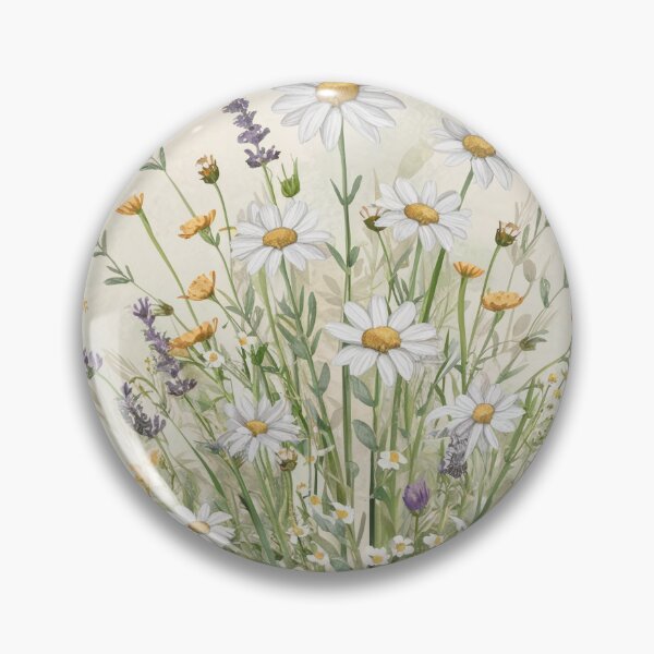 Item preview, Soft Meadow Wildflower Arrangement | Cottagecore Watercolor Botanical Wall Art Print designed and sold by Tamas Das.