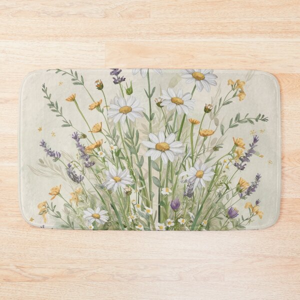 Item preview, Soft Meadow Wildflower Arrangement | Cottagecore Watercolor Botanical Wall Art Print designed and sold by Tamas Das.
