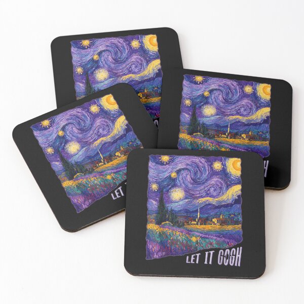 Item preview, Let it Gogh Tshirt Funny Vincent Van Gogh Starry Night Art designed and sold by MatherFisher.