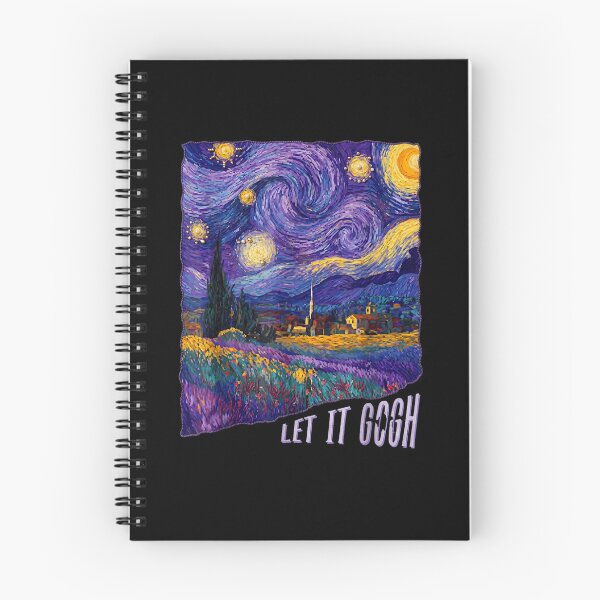 Item preview, Let it Gogh Tshirt Funny Vincent Van Gogh Starry Night Art designed and sold by MatherFisher.