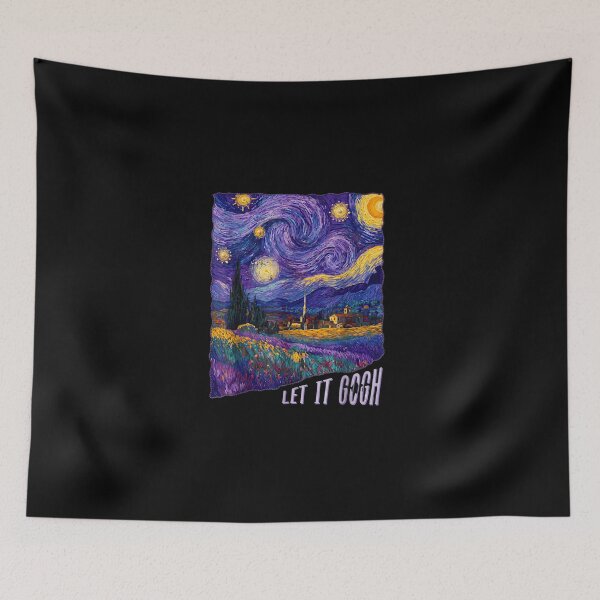 Item preview, Let it Gogh Tshirt Funny Vincent Van Gogh Starry Night Art designed and sold by MatherFisher.