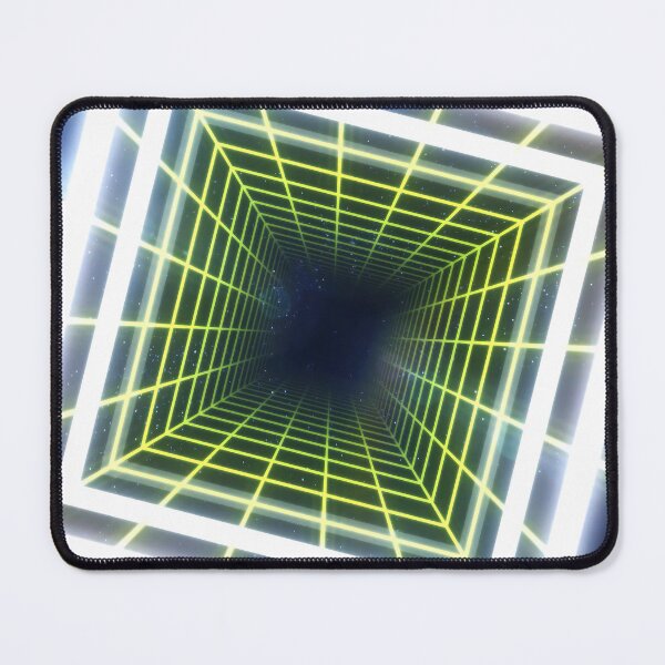 Item preview, Green Square Wireframe Tunnel & Neons designed and sold by Electric Shock!! Design.