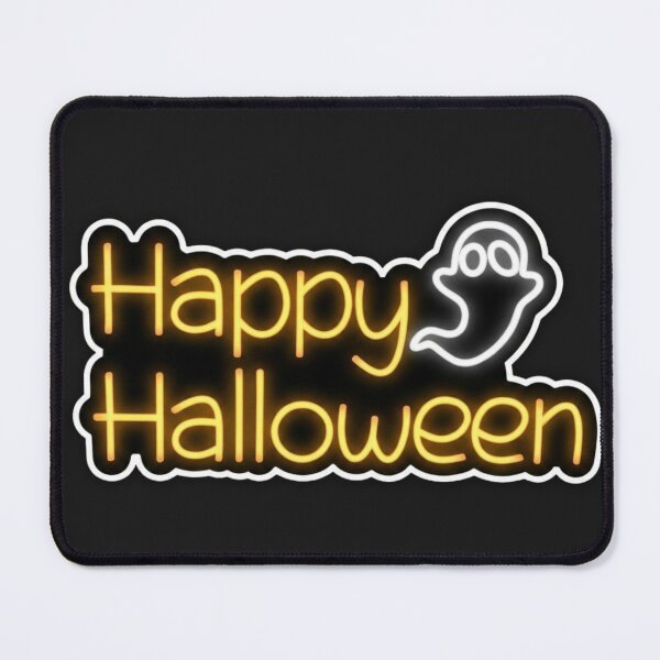 Item preview, Happy Halloween Neon Sign - Spooky Ghost Glow Art designed and sold by alalame.