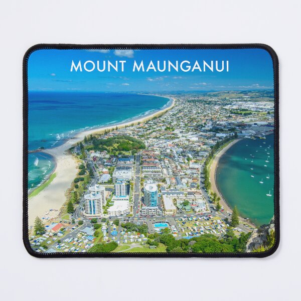 Item preview, Mount Maunganui Modern Travel Poster designed and sold by travelwitheric.
