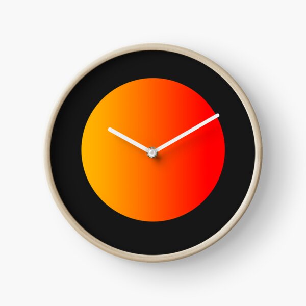Aperçu de l'œuvre Cercle dégradé orange à rouge créée et vendue par TiredxFinn.