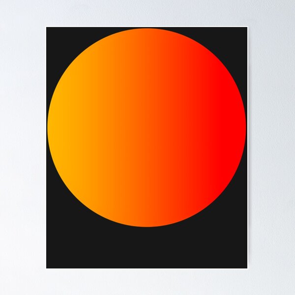 Item preview, Gradient Orange to Red Circle designed and sold by TiredxFinn.