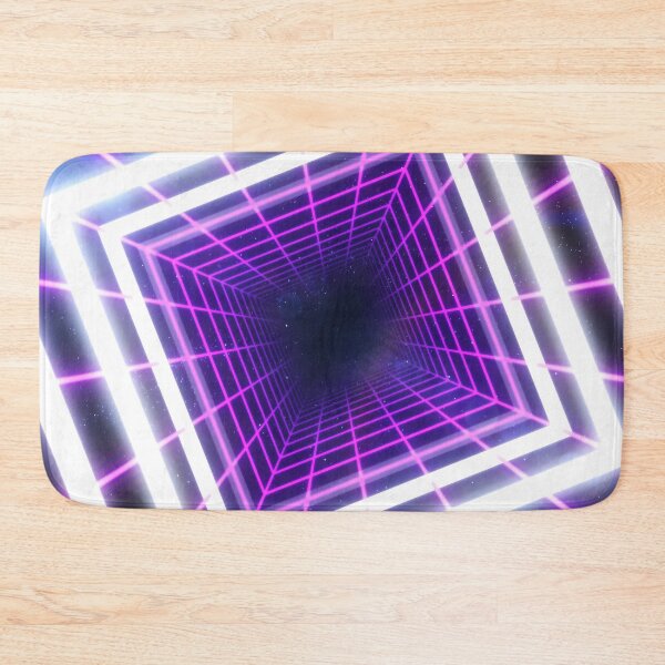 Item preview, Magenta Square Wireframe Tunnel & Neons designed and sold by Electric Shock!! Design.